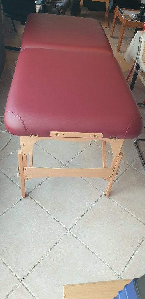 massagetafel draagbaar hoogte verstelbaar +kopsteun draagtas, Ophalen, Zo goed als nieuw, Massagetafel