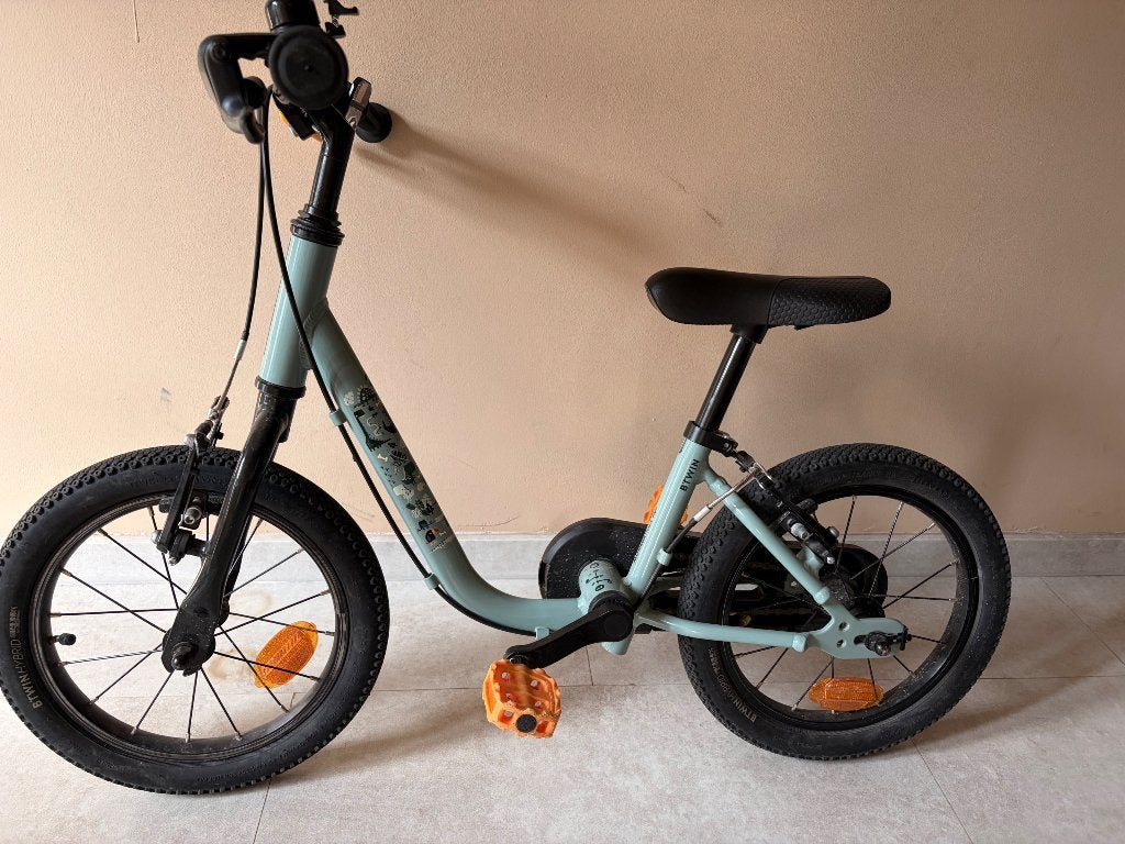 Kinderfiets, Fietsen en Brommers, Ophalen, Velgrem, Btwin Decathlon, Minder dan 16 inch