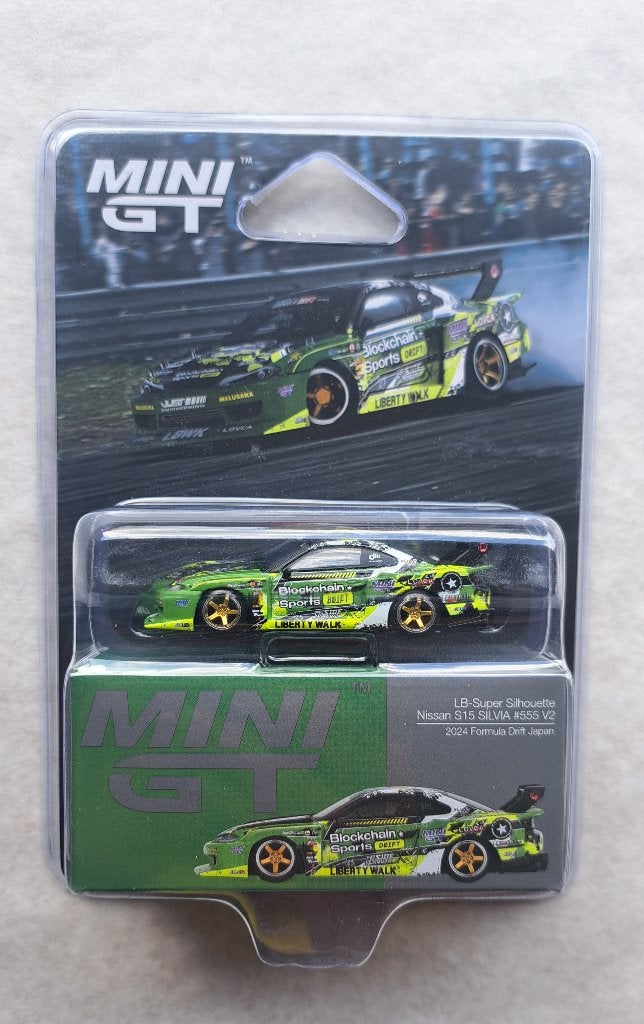 NISSAN S15 SILVIA FORMULA DRIFT Mini gt (BLISTER), Neuf, Enlèvement ou Envoi, Voiture, Mini gt