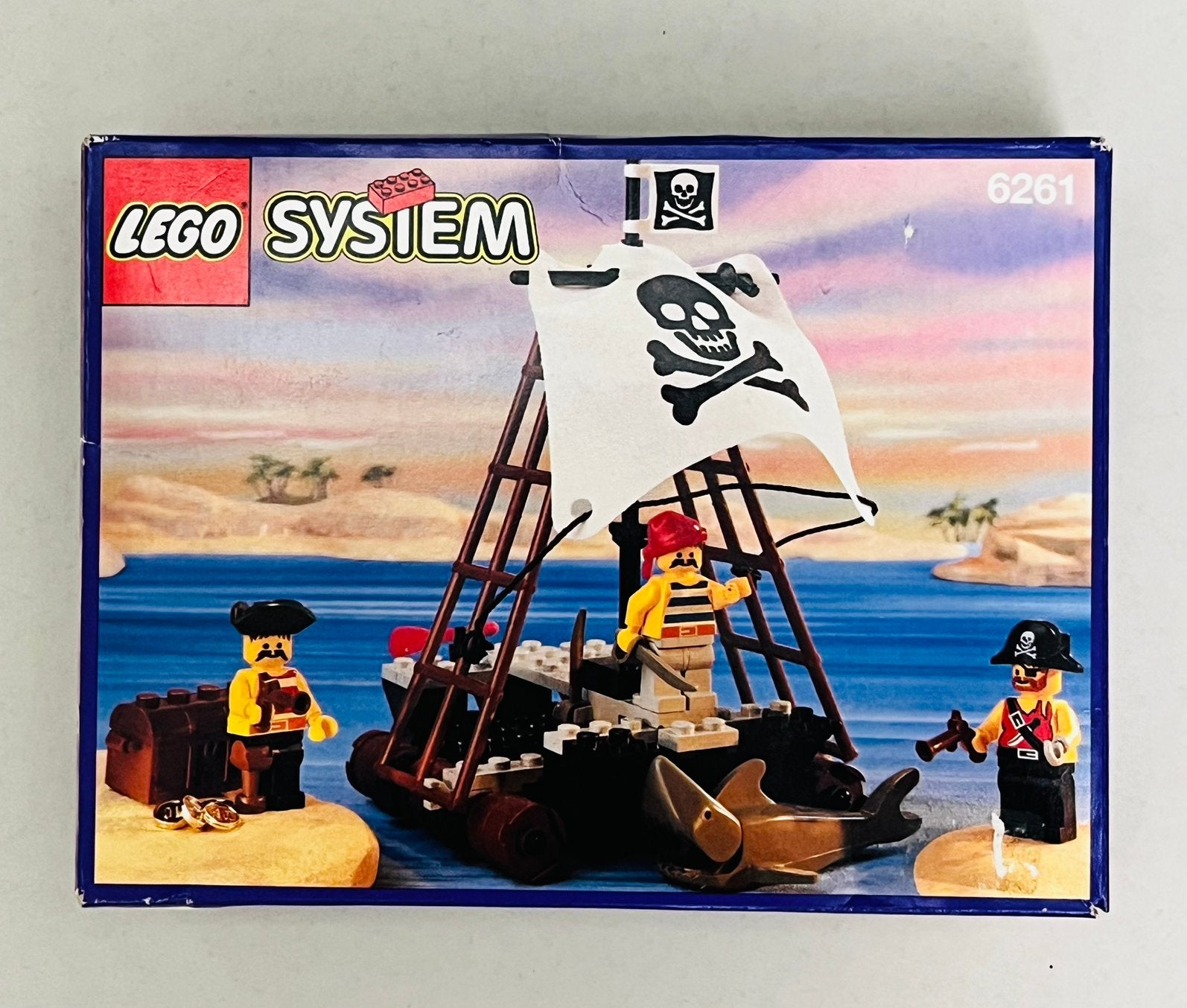 LEGO Pirates 6261 – Raft Raiders - compleet met doos, Gebruikt, Inclusief instructies, Lego, Complete set