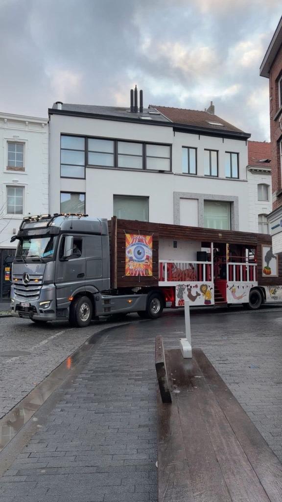 Carnavalswagen circus, Hobby en Vrije tijd, Ophalen, Gebruikt, Overige typen