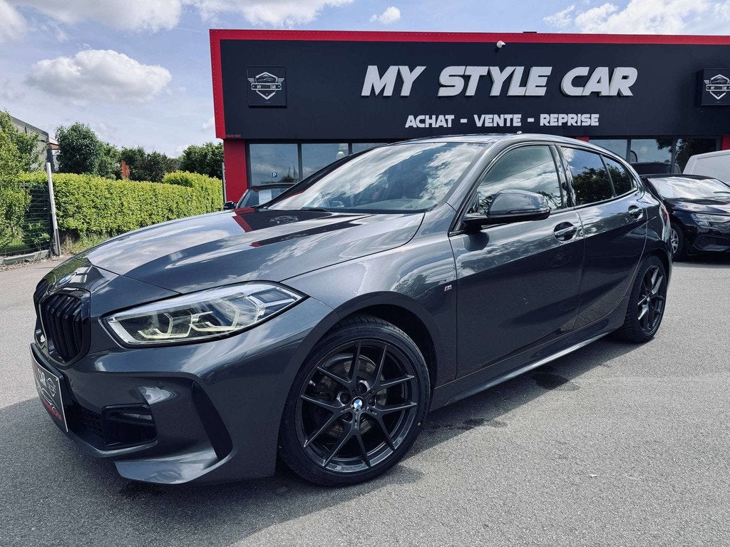 BMW 1 Serie 118 118i PACK M AUTOMATIQUE, GARANTIE 1 AN, Autos, Cuir, Argent ou Gris, Achat, Euro 6