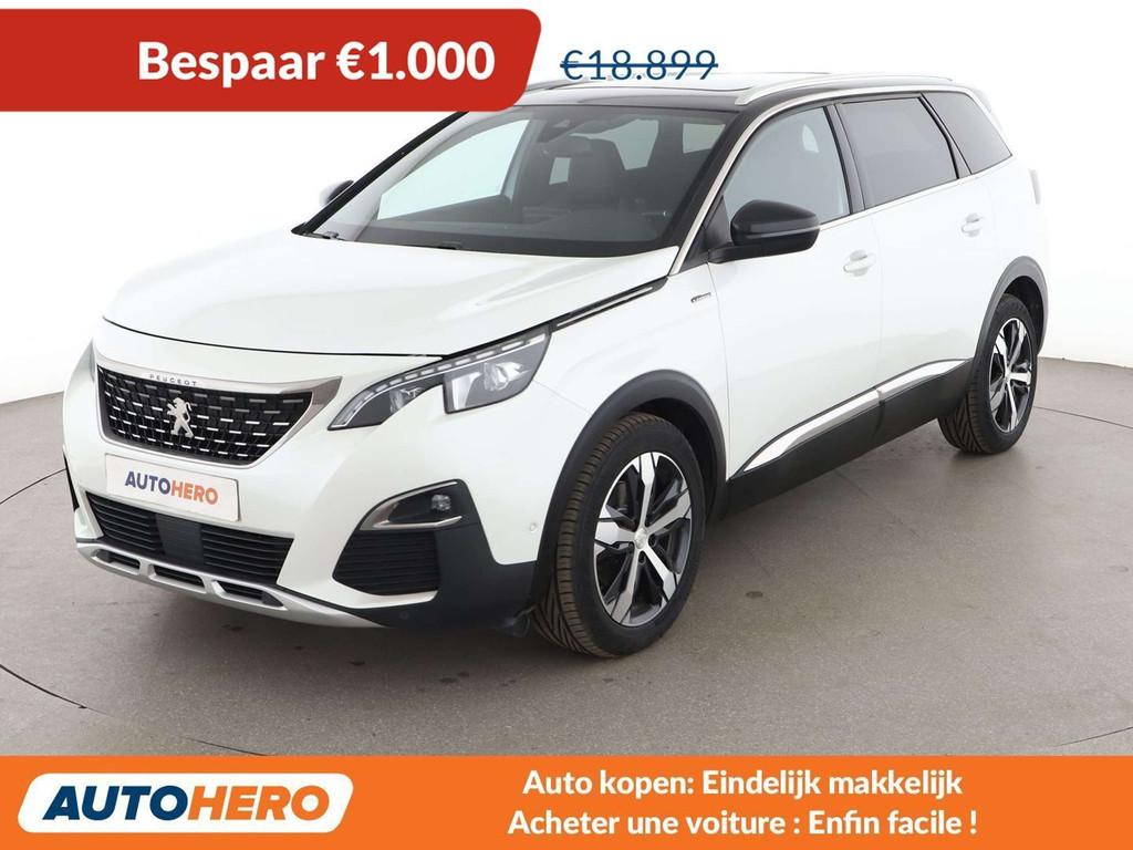Peugeot 5008 1.6 PureTech Allure (bj 2019, automaat), Auto's, Gebruikt, Euro 6, 1505 kg, SUV of Terreinwagen