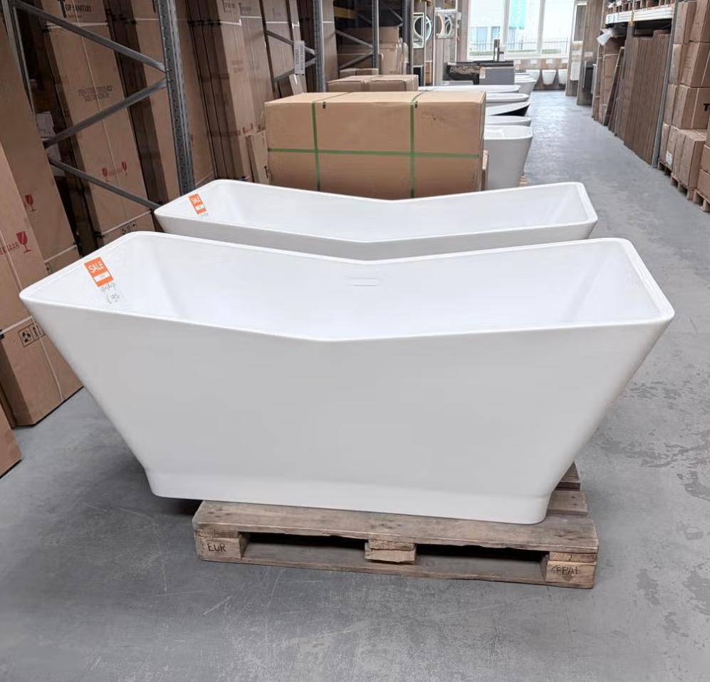 Groot ligbad acryl glans wit goedkoop 175x78x70 nr287, Ophalen of Verzenden, Nieuw, Wit