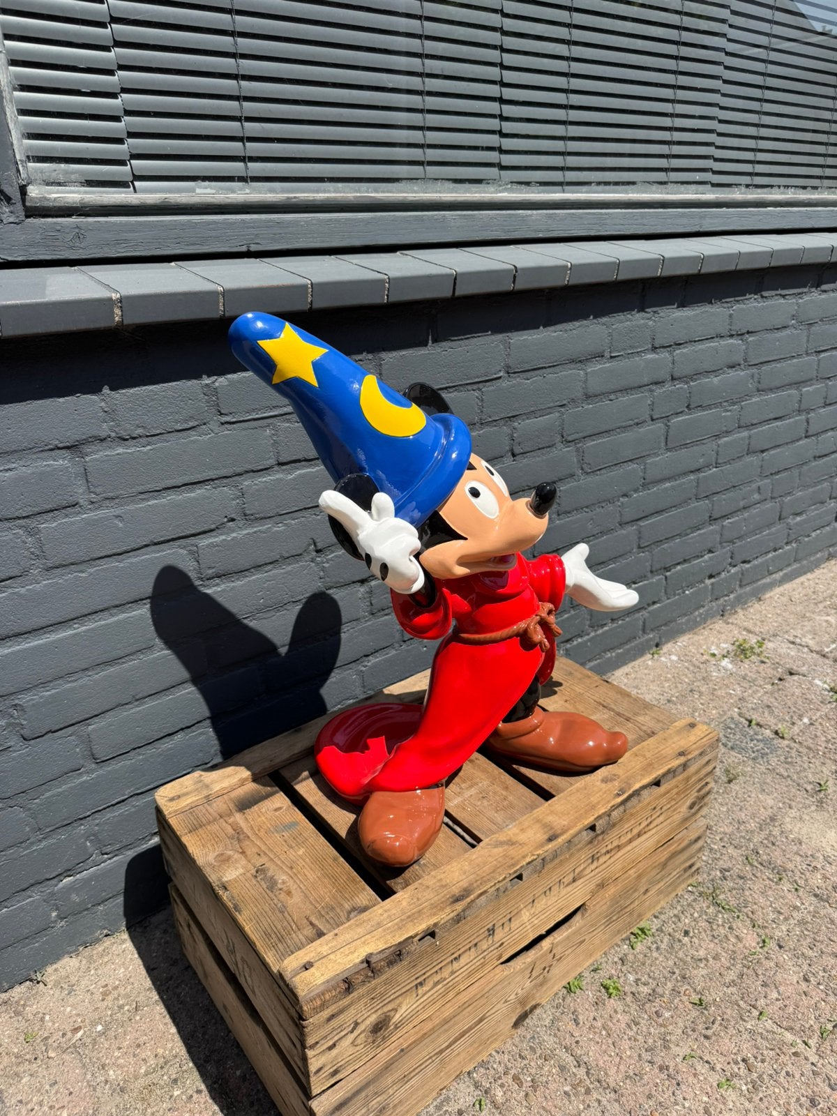 Mooi Disney Beeld Mickey Mouse, Ophalen, Mickey Mouse, Zo goed als nieuw, Beeldje of Figuurtje