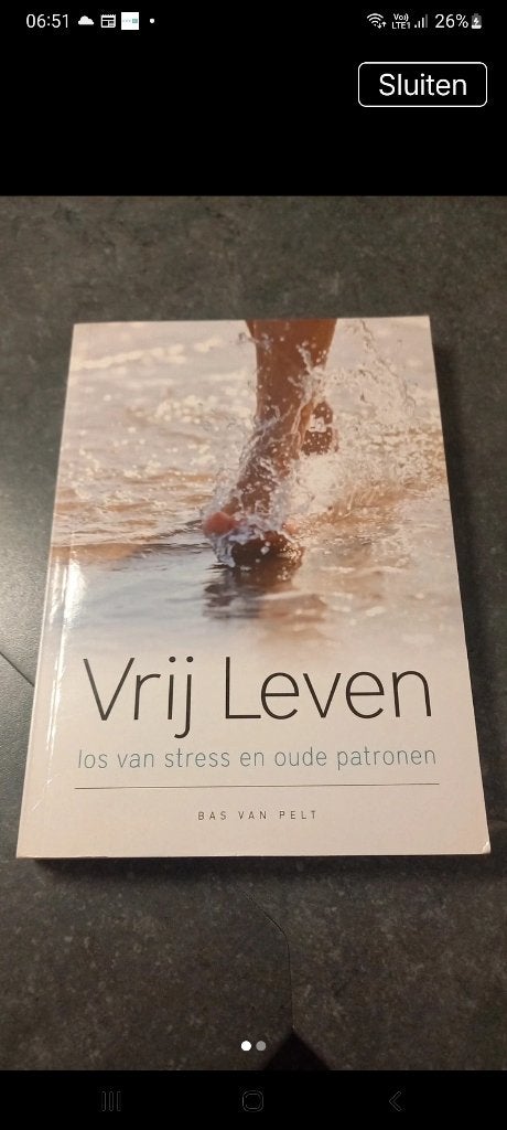 vrij leven los van stress en oude patronen, Ophalen of Verzenden, Zo goed als nieuw, Overige onderwerpen