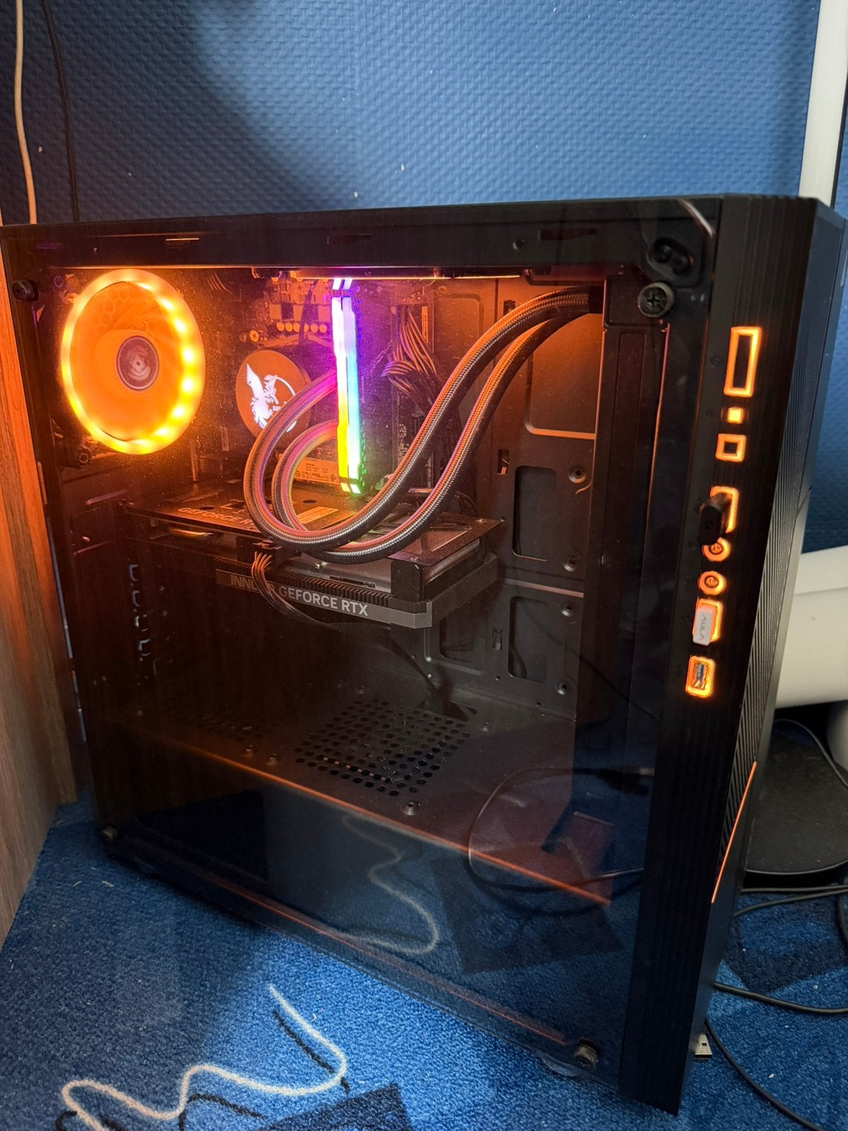 Gaming pc 4060 i7 11900kf, Informatique & Logiciels, Ordinateurs de bureau, Enlèvement, Comme neuf, Gaming, SSD