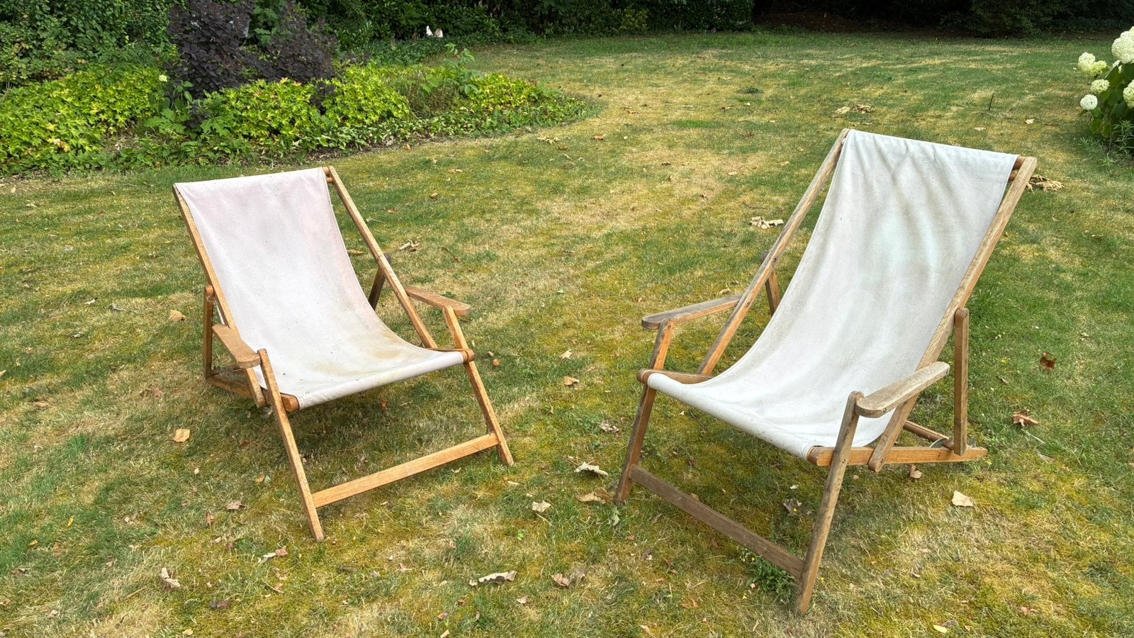 Tuinstoelen, Ophalen, Gebruikt, Hout, Inklapbaar