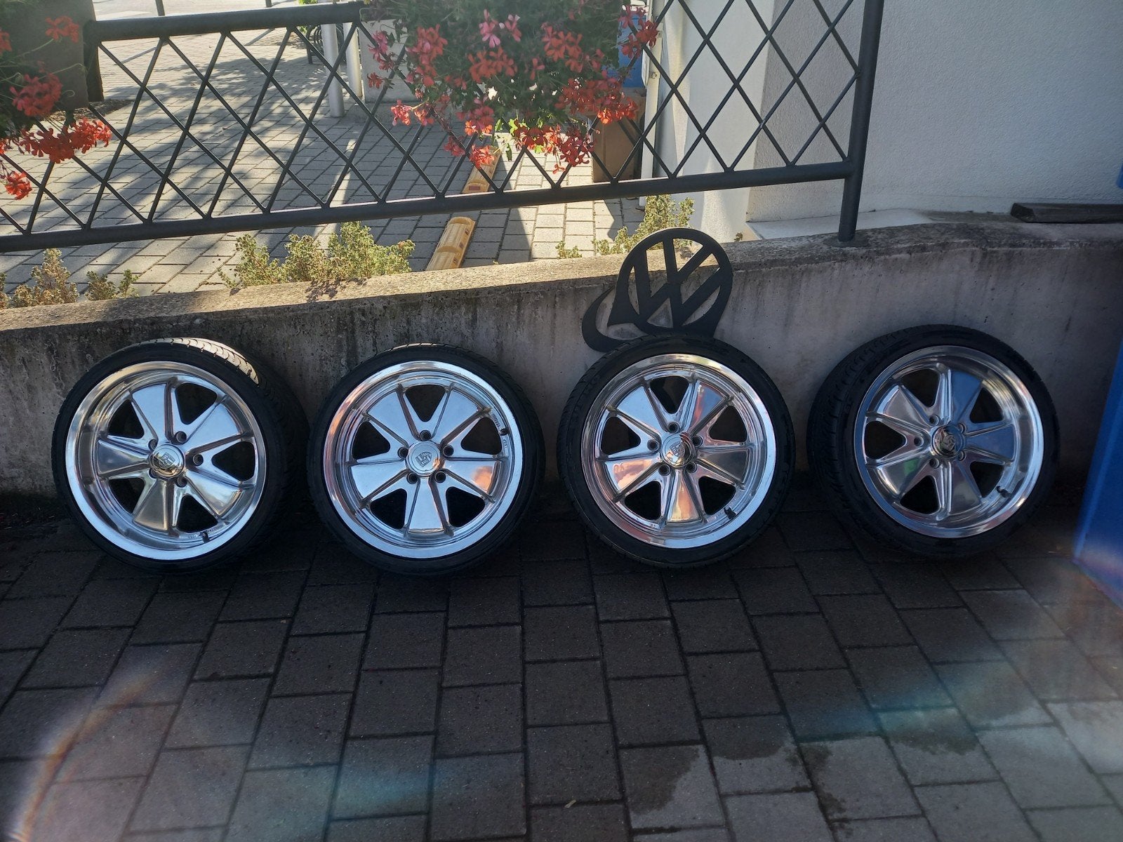 4 Jantes SSP Fuchs Replica 17 pouces, Autos : Pièces & Accessoires, Enlèvement, 17 pouces, Jante(s)