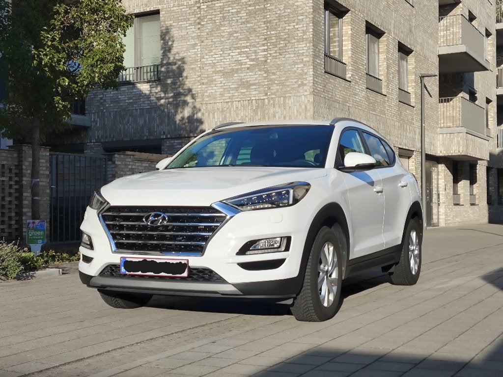 Hyundai TUCSON Tucson 1.6 T-GDi 2WD Premium, Auto's, Euro 6, 4 cilinders, Overige bekleding, Wit