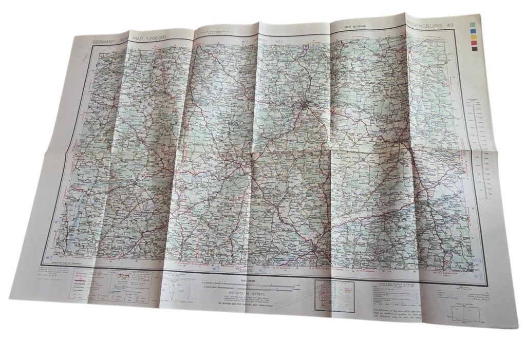 carte américaine de la Seconde Guerre mondiale de Ratisbonne, Enlèvement ou Envoi