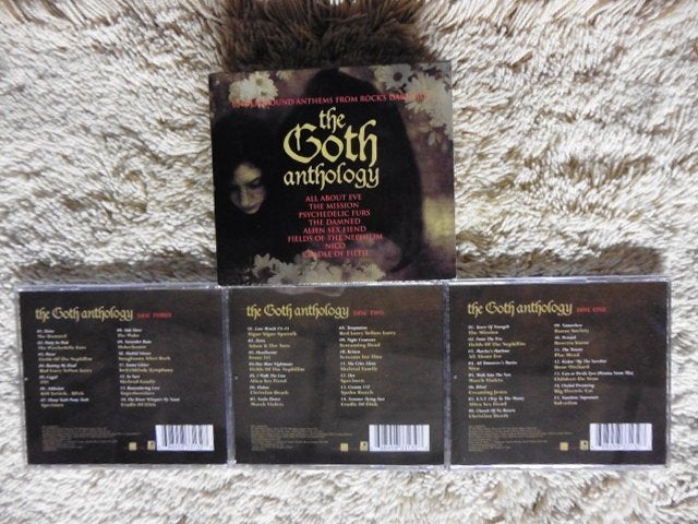 The Goth Anthology (3 cd box), CD & DVD, CD | Hardrock & Metal, Enlèvement ou Envoi, Utilisé, Hardcore, Coffret