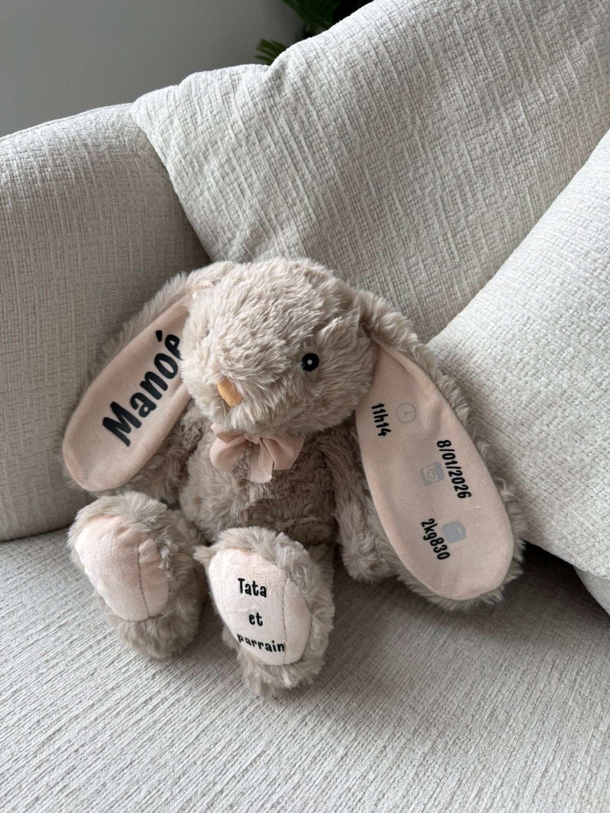 Gepersonaliseerde knuffel, Verzamelen, Beren en Cherished Teddies, Nieuw, Stoffen beer, Ophalen of Verzenden
