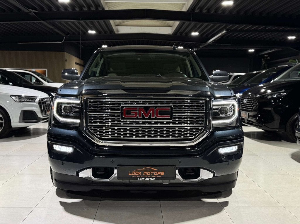 GMC Sierra DENALI 6.2L V8 426cv CAMERA CUIR CARPLAY TVAC, Cuir, Entreprise, Volant chauffant, 5 places