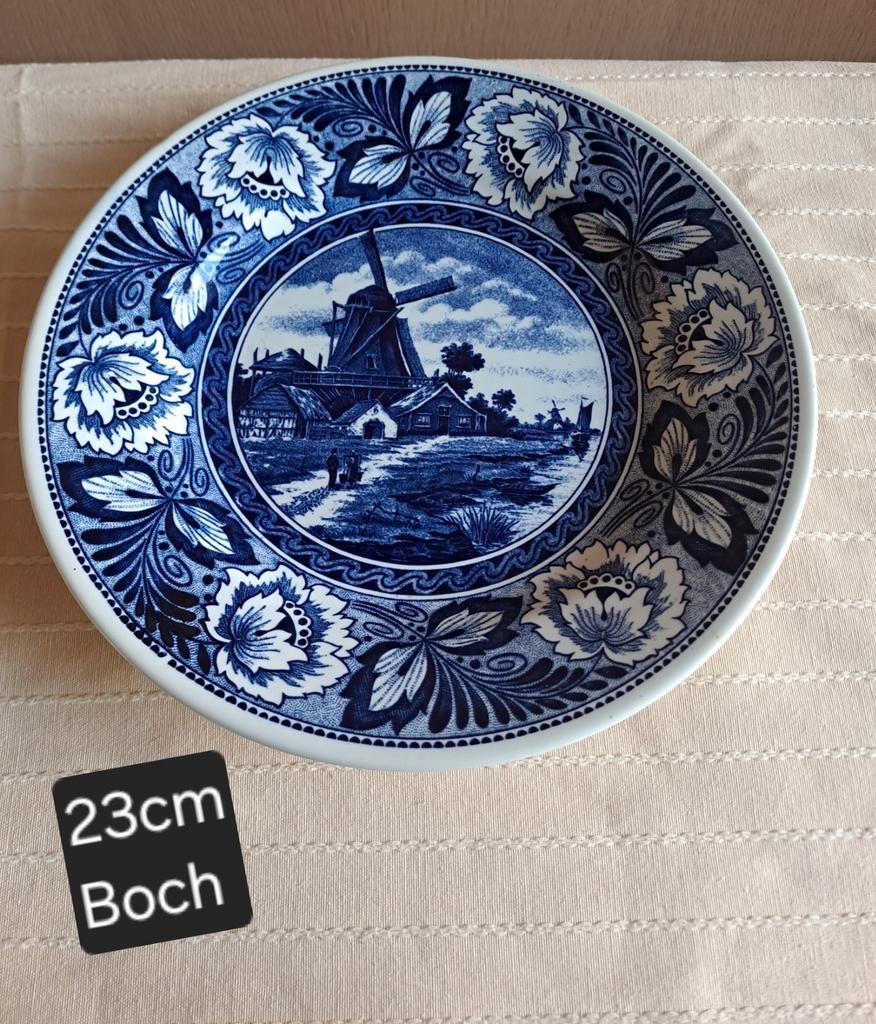 Boch Delfs bord, Ophalen