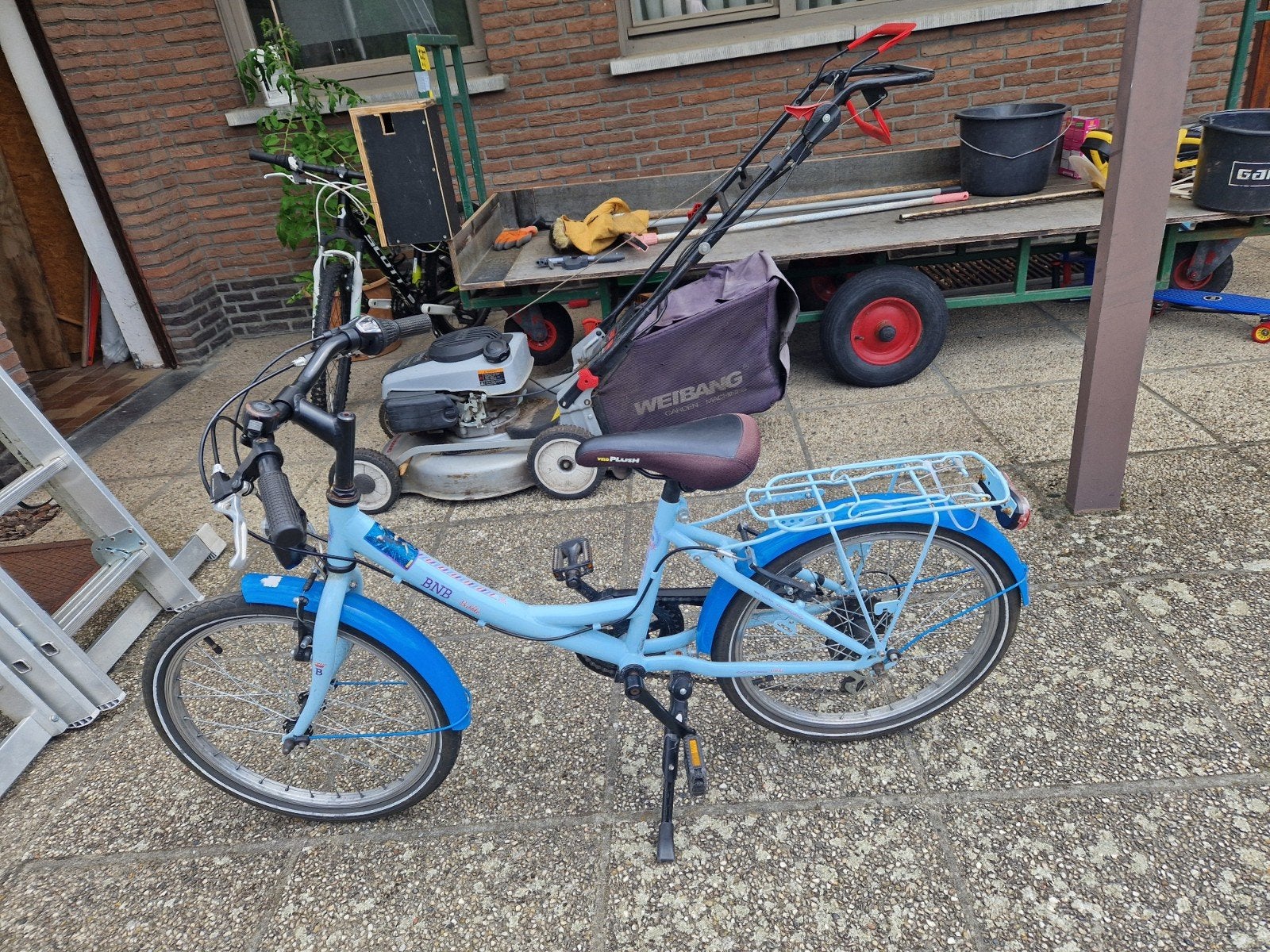 Kinderfiets, Ophalen