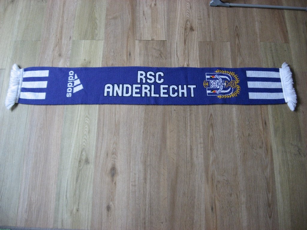Écharpe Adidas Vintage Retro RSC Anderlecht, Enlèvement ou Envoi, Neuf, Fanion ou Écharpe