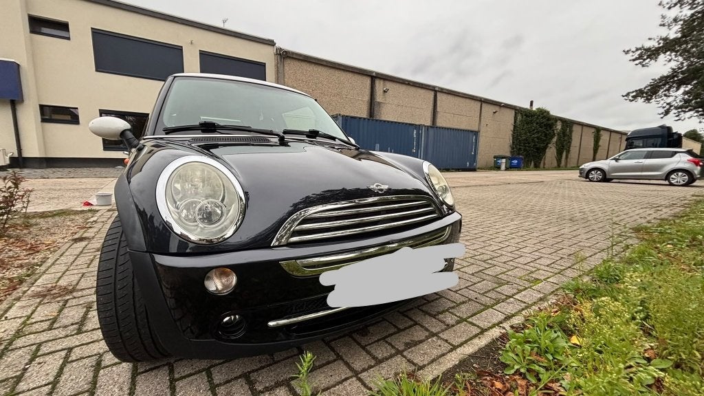 Mini Cooper 1.6 115pk Benzine Automatische versnellingsbak, Auto's, Stof, Zwart, 4 cilinders, 1600 cc