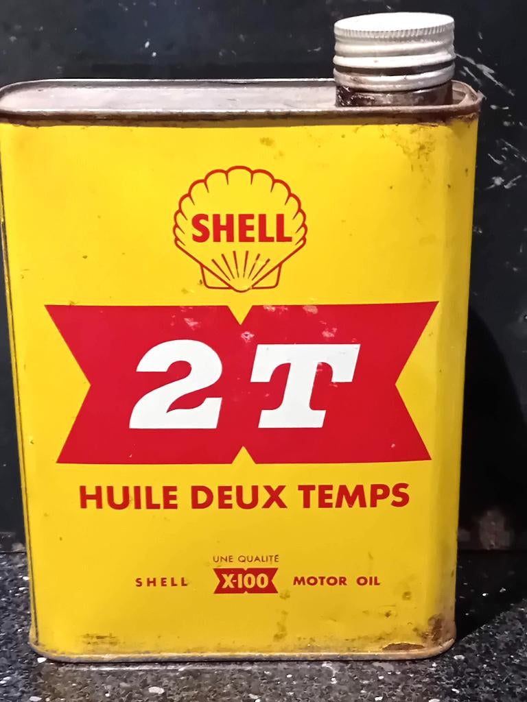 Bidon d'huile rare Shell 2T, Enlèvement ou Envoi, Comme neuf