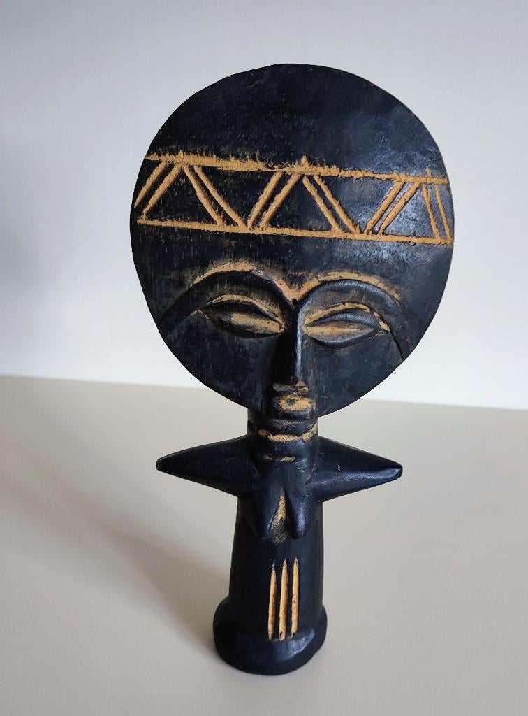 Ghana Ashanti Akua'ba vruchtbaarheidsbeeld, jaren '70, Antiek en Kunst, Ophalen of Verzenden