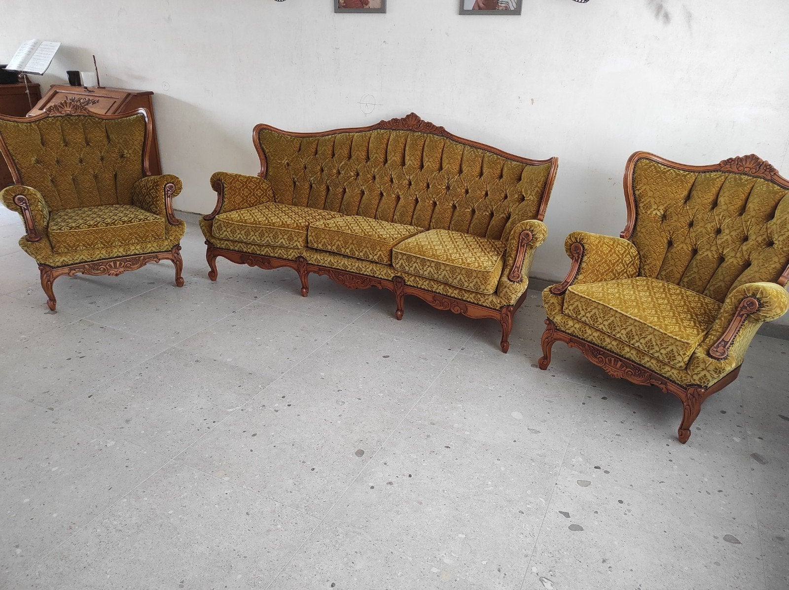 Prachtige Barok Salon - Louis XV stijl - Perfecte staat, Enlèvement