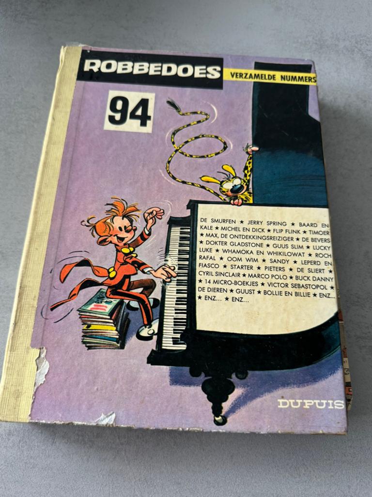 Robbedoes verzamelalbum 94 (1964) met, Boeken, Stripverhalen, Eén stripboek, Ophalen of Verzenden, Gelezen