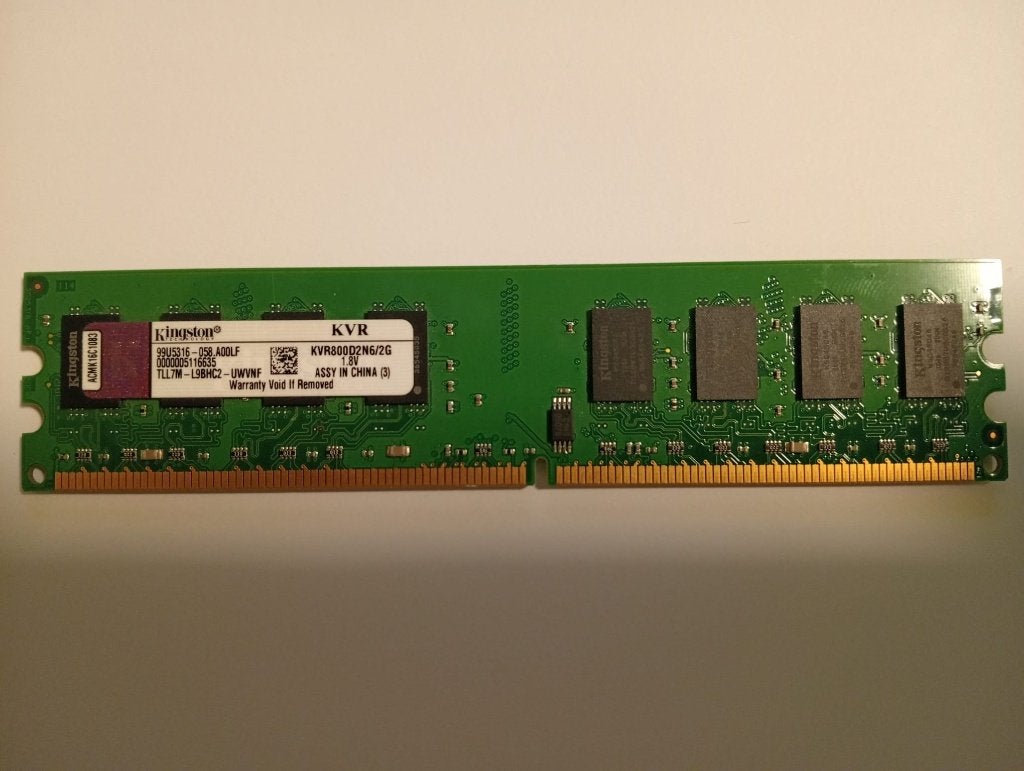 Barrette RAM DDR2 2 Go Kingston KVR800D2N6/2G, Informatique & Logiciels, Enlèvement ou Envoi, Reconditionné, DDR2, Desktop