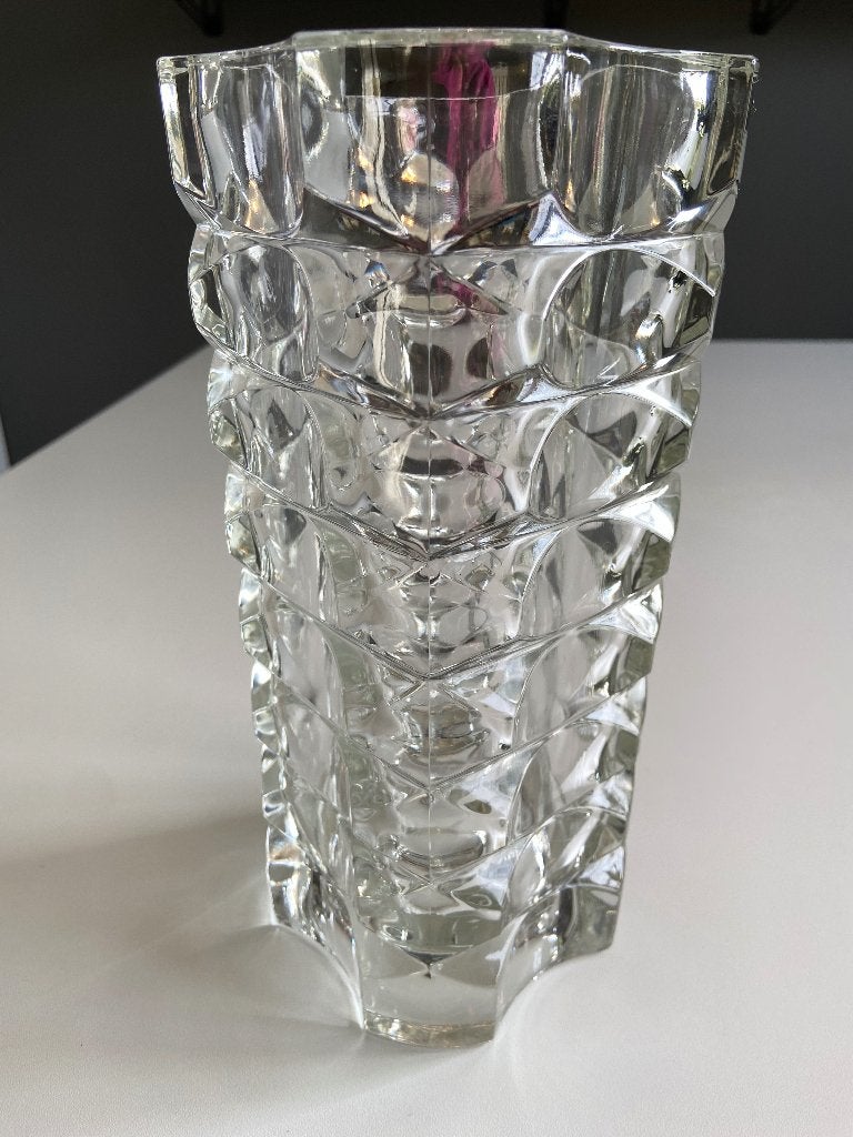 Vase Luminarc Windsor des années 70, Maison & Meubles, Enlèvement ou Envoi, Comme neuf, Verre