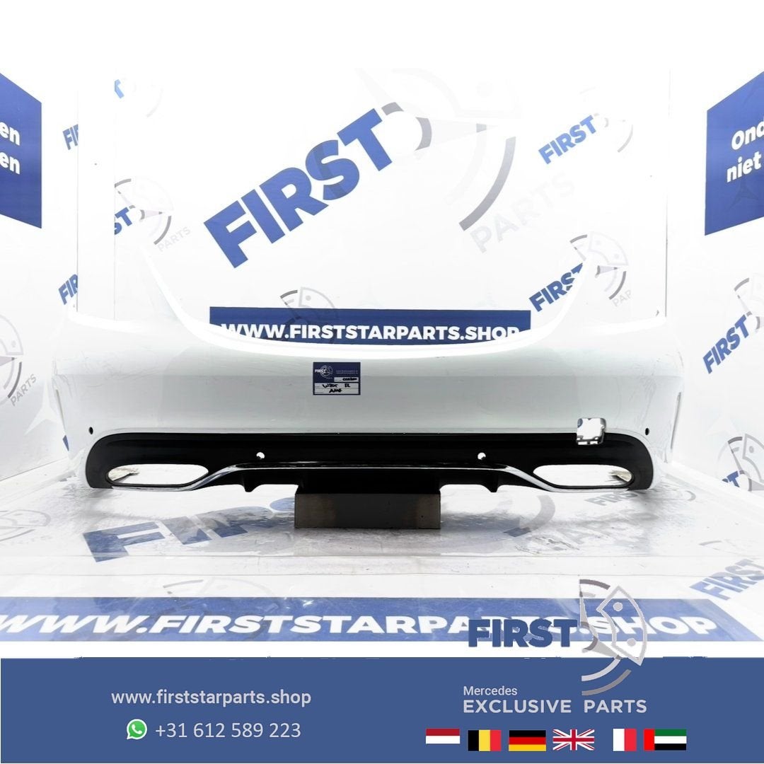W205 C43 C63 AMG Achter bumper Mercedes C Klasse 2014-2018, Gebruikt, -, Ophalen of Verzenden, Achter