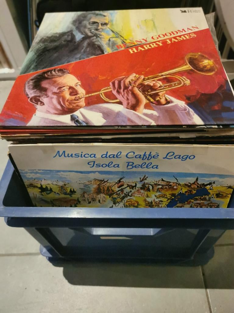 Lot Lp's in gebruikte staat verschillende genres, Cd's en Dvd's, Ophalen, Gebruikt, 12 inch