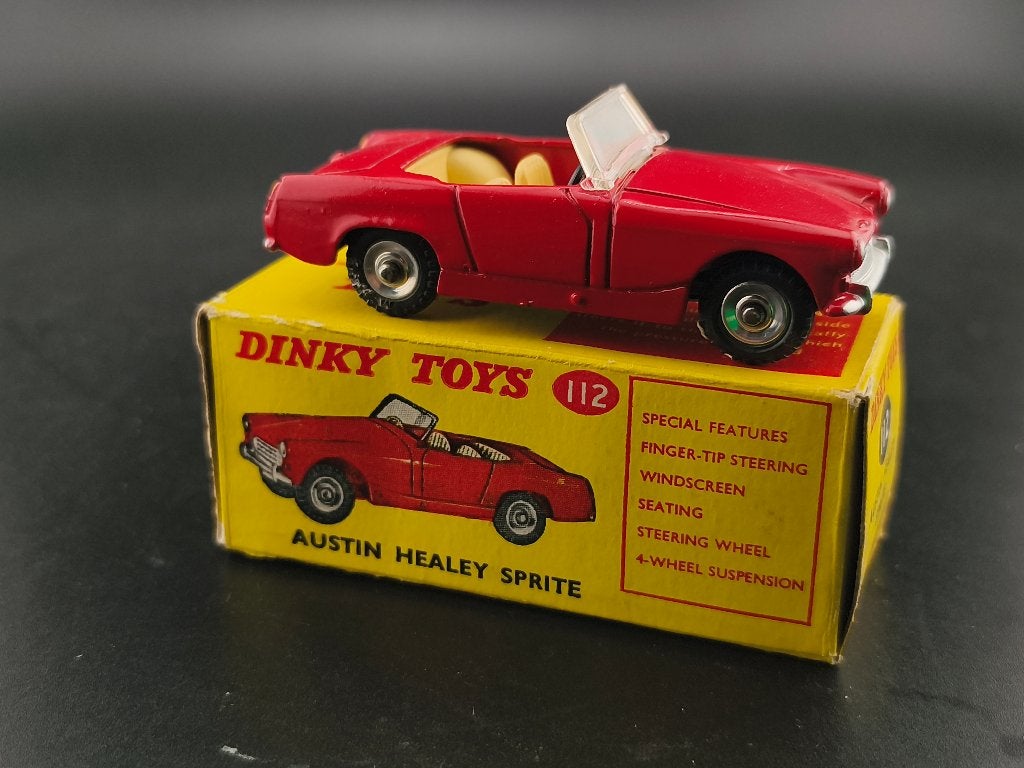 DINKY TOYS UK AUSTIN HEALEY SPRITE REF 112, Hobby en Vrije tijd, Modelauto's | 1:43, Ophalen of Verzenden, Zo goed als nieuw, Auto
