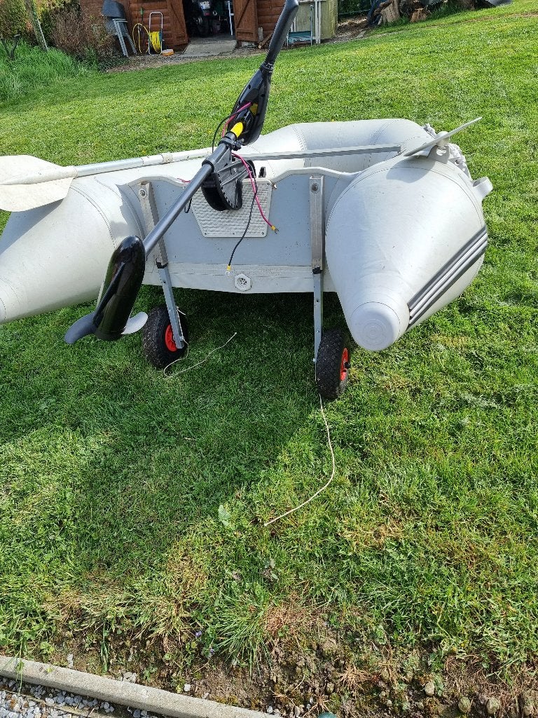 ZODIAC et moteur électrique, Watersport en Boten, Ophalen, Gebruikt, Binnenboordmotor, Zodiac