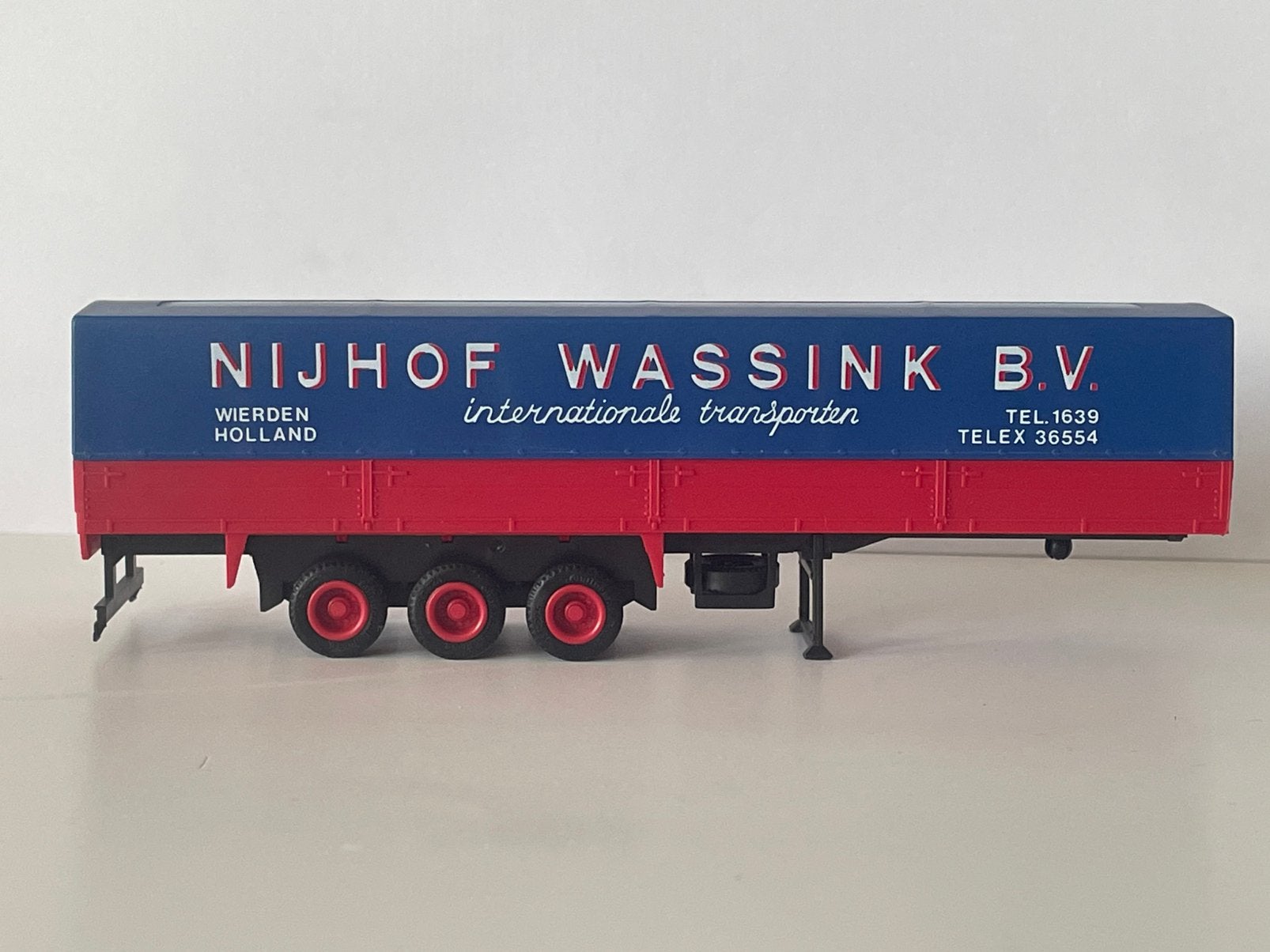 Herpa losse oplegger NIJHOF WASSINK 1/87, Ophalen of Verzenden, Zo goed als nieuw, Bus of Vrachtwagen, Herpa