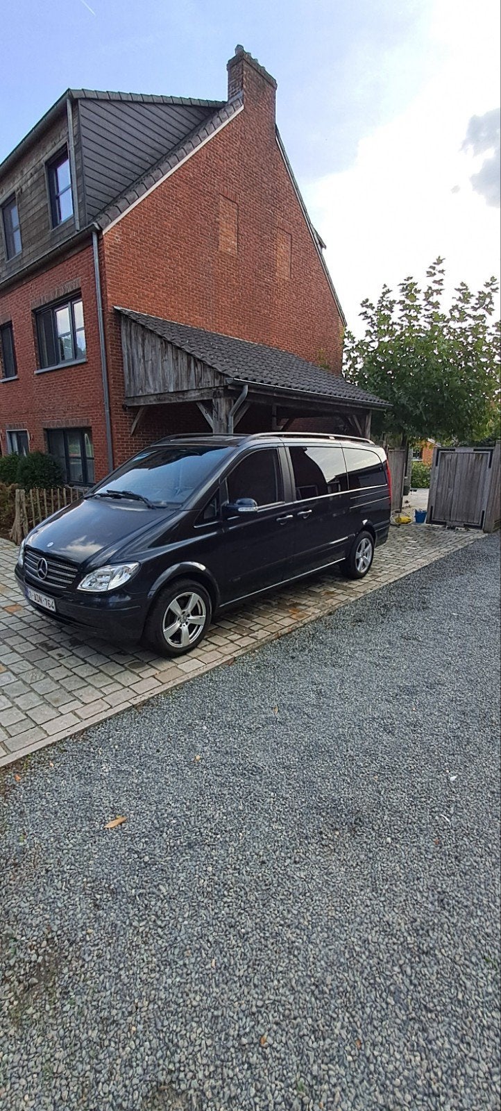 Mercedes viano ambiante 2.2, Auto's, Zwart, Zwart, Leder, 5 deurs