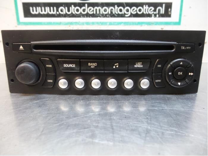 Radio/Lecteur CD d'un Citroen C3 (C3 09-), -, 3 mois de garantie, Utilisé, -
