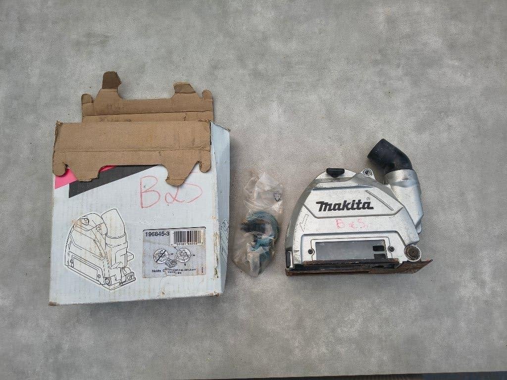 Makita 196845-3 afzuigkap slijpschijf 125 mm, Doe-het-zelf en Bouw, Gereedschap | Slijpmachines, Ophalen, Gebruikt, Haakse handslijpmachine