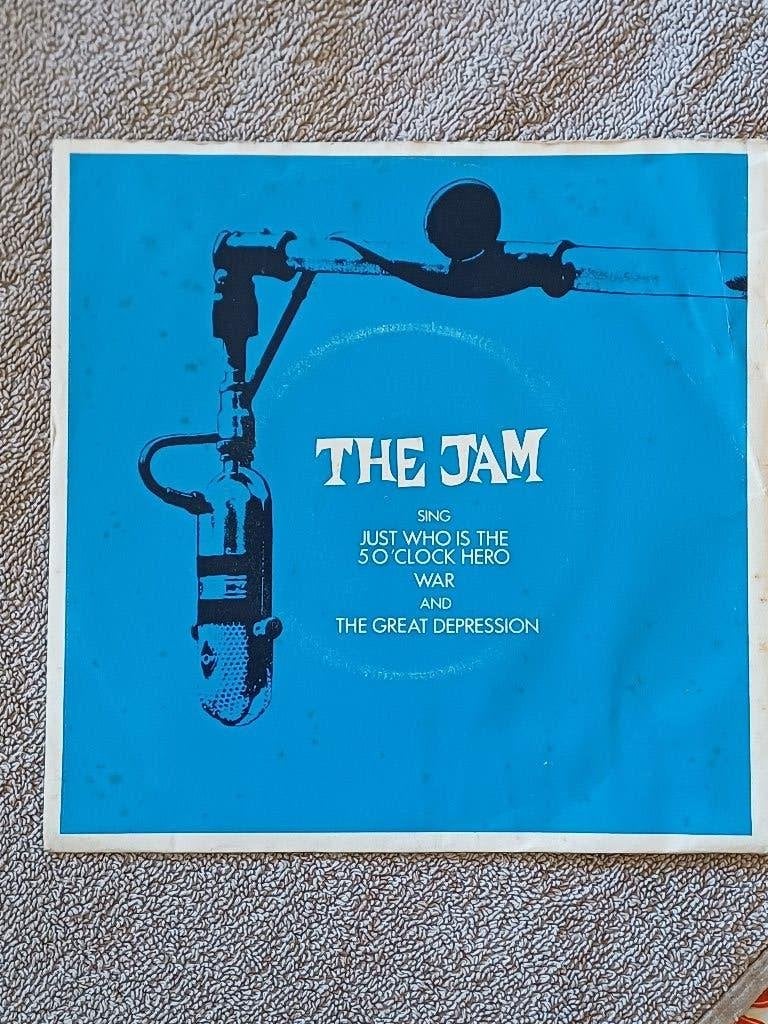 The Jam EP – Just Who Is The 5 O'Clock Hero+2  New Wave, Beschermende buitenhoes, 7 inch, Ophalen of Verzenden, Zo goed als nieuw
