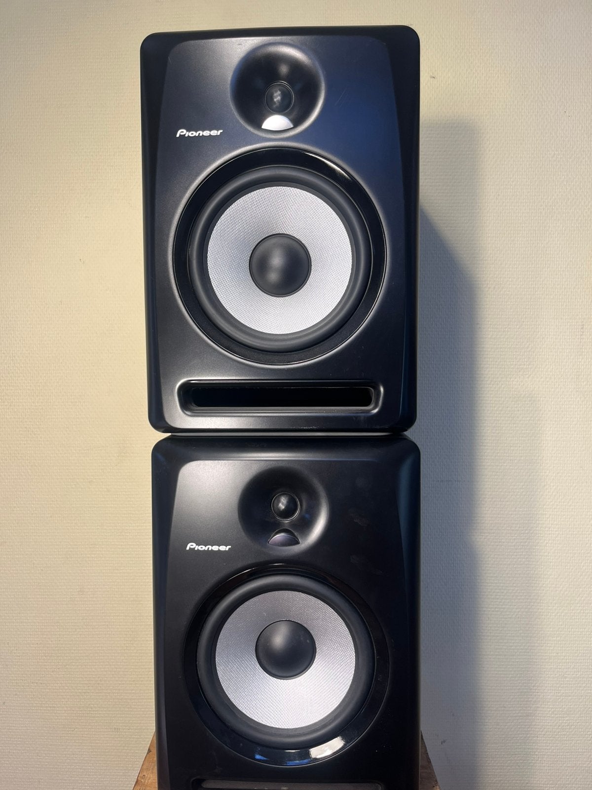 Deux moniteurs de studio Pioneer S-DJ80X, TV, Hi-fi & Vidéo, Moniteur de studio, Comme neuf, Enlèvement, Pioneer