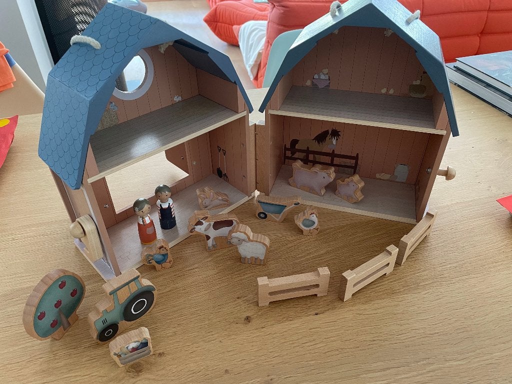 Ferme en bois transportable Little Dutch Little Farm : 30 €, Enlèvement, Comme neuf, Autres types