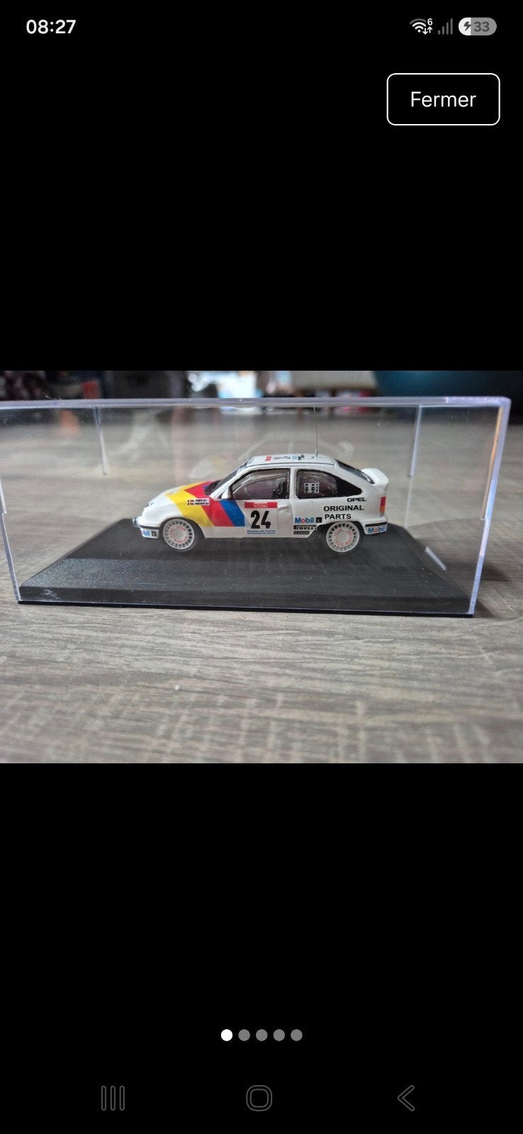 rallye miniature, Hobby en Vrije tijd, Modelauto's | 1:43, Ophalen of Verzenden, Gebruikt, Auto