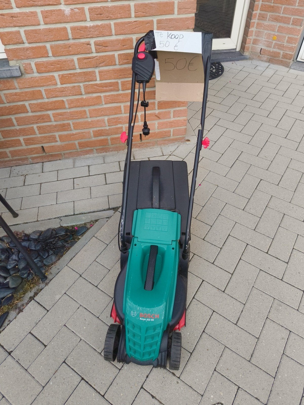 Tondeuse à gazon Bosch Rotak 320 ER, Jardin & Terrasse, Enlèvement ou Envoi
