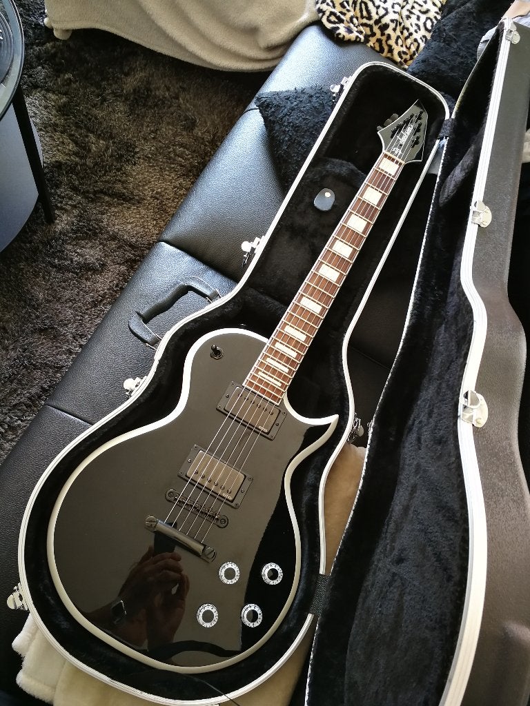 ELEKTRISCHE GITAAR Jackson MF-1  Black (incl. case), Musique & Instruments, Enlèvement, Comme neuf, Solid body, Autres marques