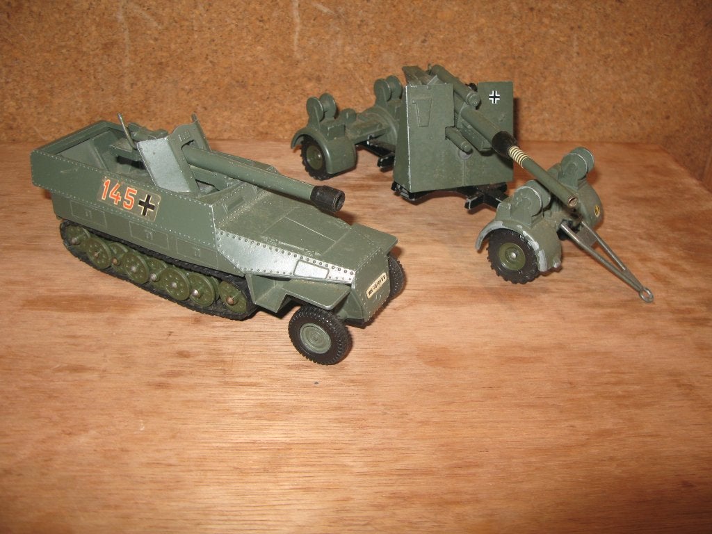 dinky toys tank gun cannon 88 mm allemands german Destroyer, Enlèvement ou Envoi, Dinky Toys