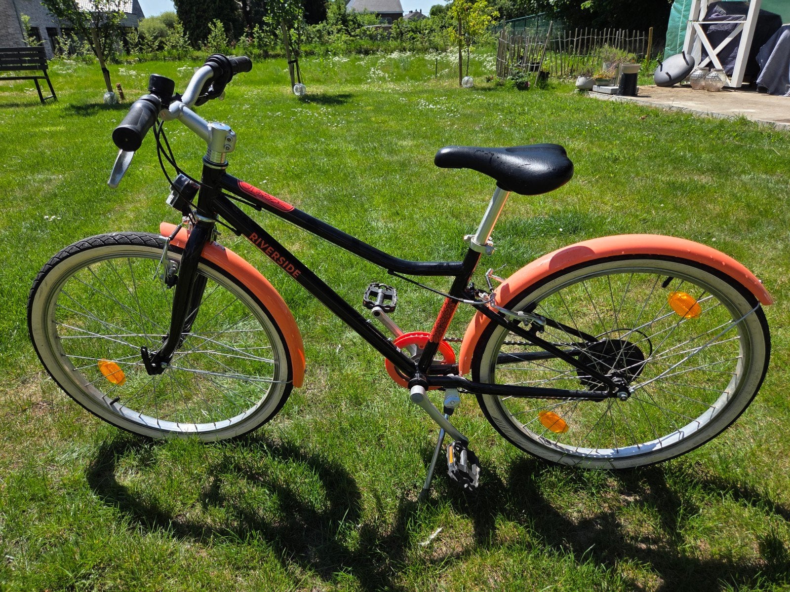 Meisjesfiets BTWIN 24inch riverside 500, Fietsen en Brommers, Ophalen