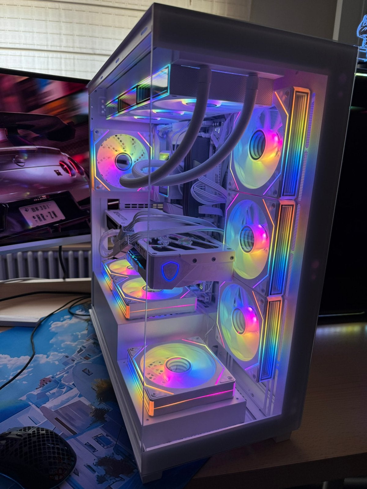 High end gaming pc ultra core 9 285k-64gb-rtx 5070 witte pc, Computers en Software, Ophalen of Verzenden, Zo goed als nieuw, Gaming