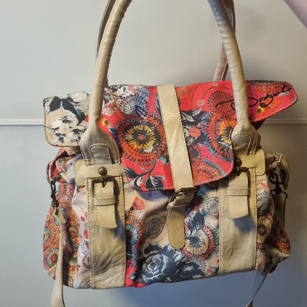 Sac Desigual, Enlèvement, Utilisé, Rouge, Sac à main