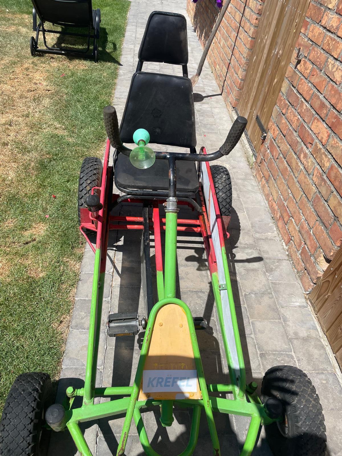 Vintage go-cart staal te koop, Ophalen, Gebruikt