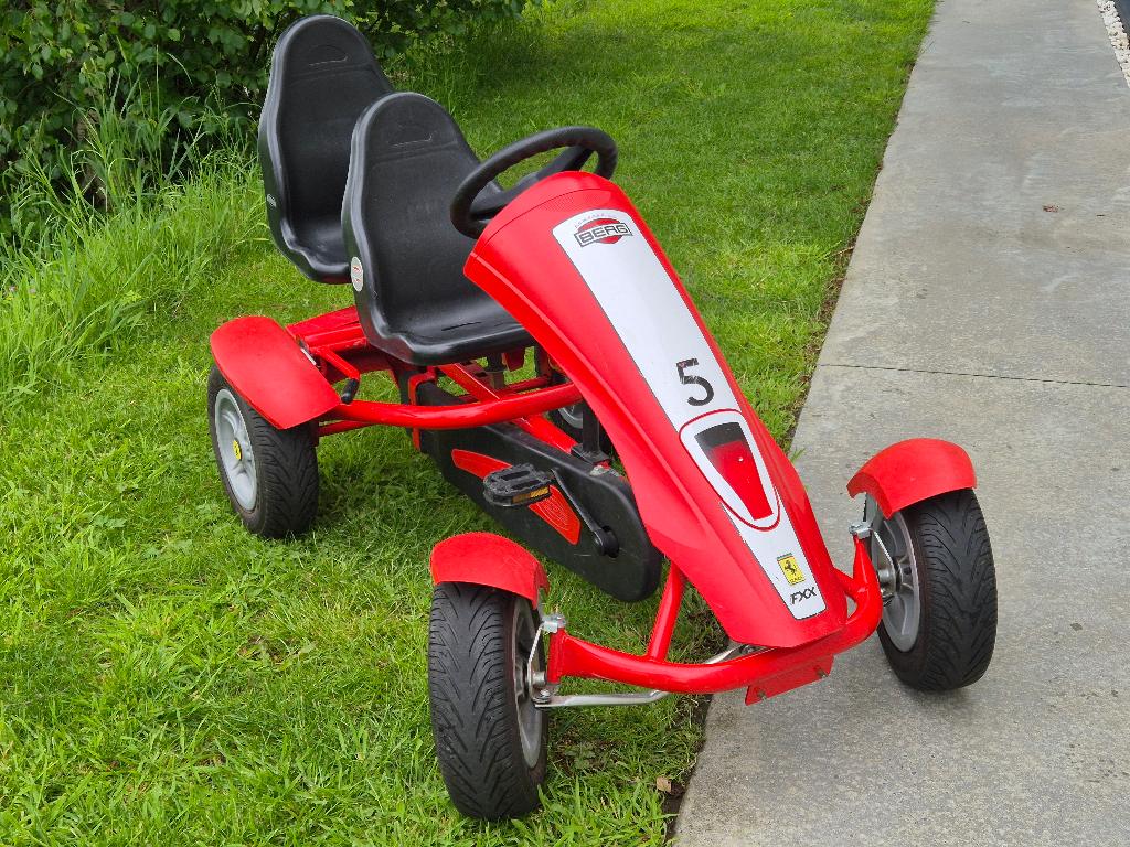 BERG gocart dubbel zitje, Kinderen en Baby's, Speelgoed | Buiten | Skelters, Ophalen, Gebruikt, Berg, Duozit