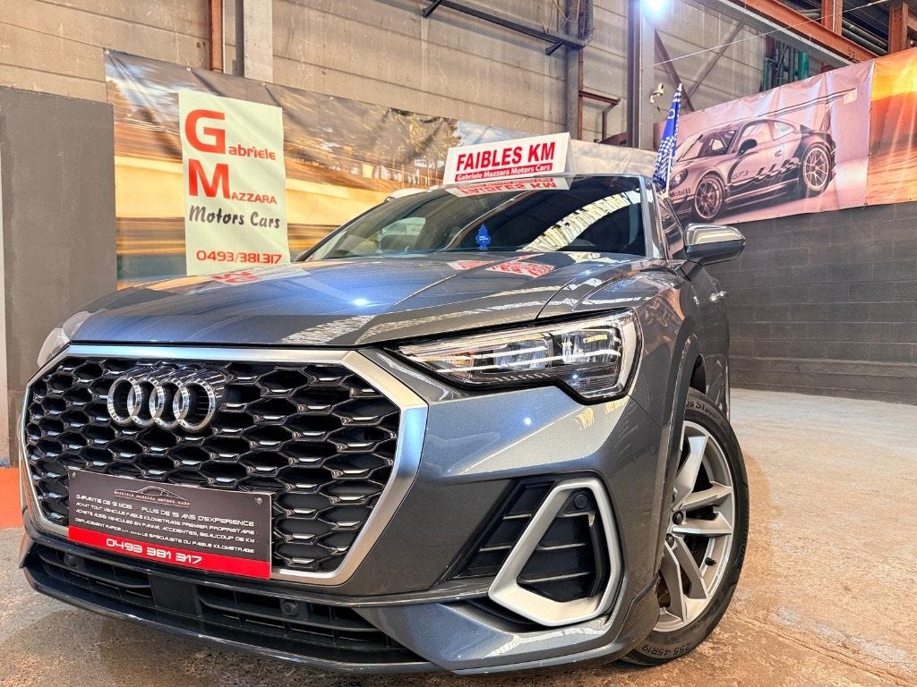 Audi Q3 35TDI Sportback 35TDI S-Line Cockpit GPS Cuir, Autos, Cuir, Argent ou Gris, Achat, https://public.car-pass.be/vhr/4720c171-3e01-4136-860f-e4a3405154e0