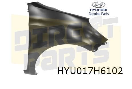 Hyundai	i20 (1/15-11/20) voorscherm Rechts (Zonder gat voor, Auto-onderdelen, -, Verzenden, -, Nieuw